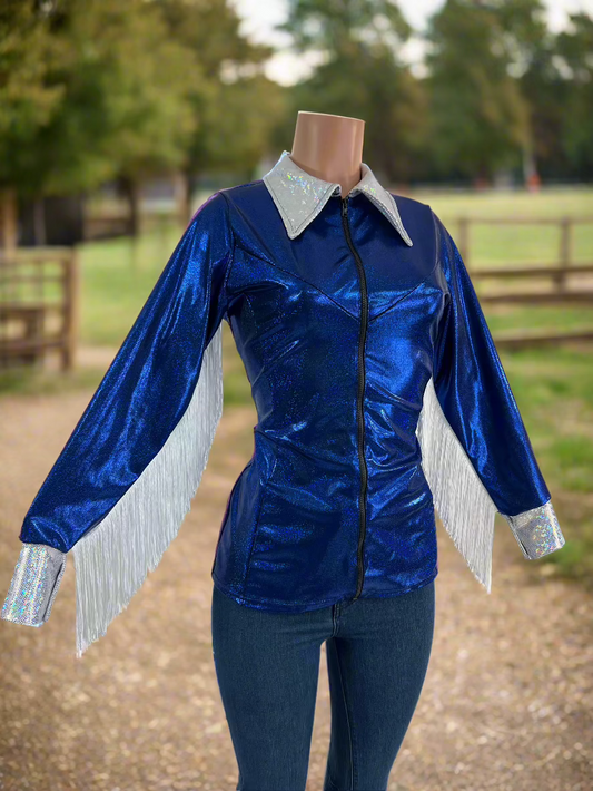 Blue Jewel Rodeo Shirt Rodeo Shirt Riverside Rodeo Shirts 