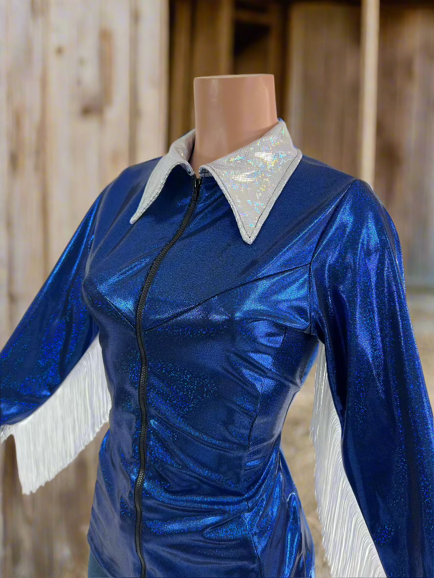Blue Jewel Rodeo Shirt Rodeo Shirt Riverside Rodeo Shirts 