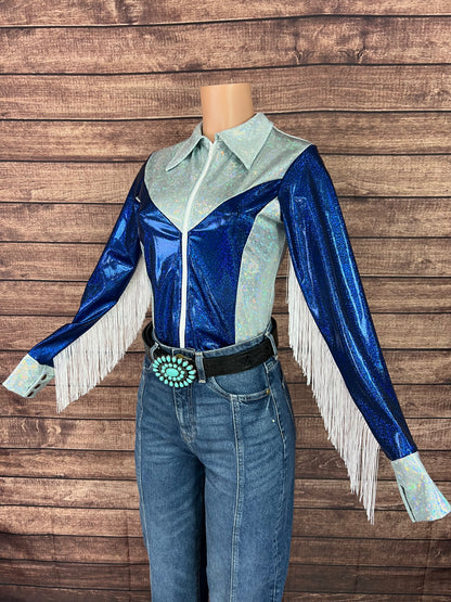 Royal Blue Rodeo Shirt