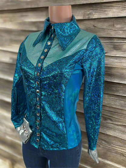 All The Blues Snap Front Rodeo Shirt Rodeo Shirt Riverside Rodeo Shirts 