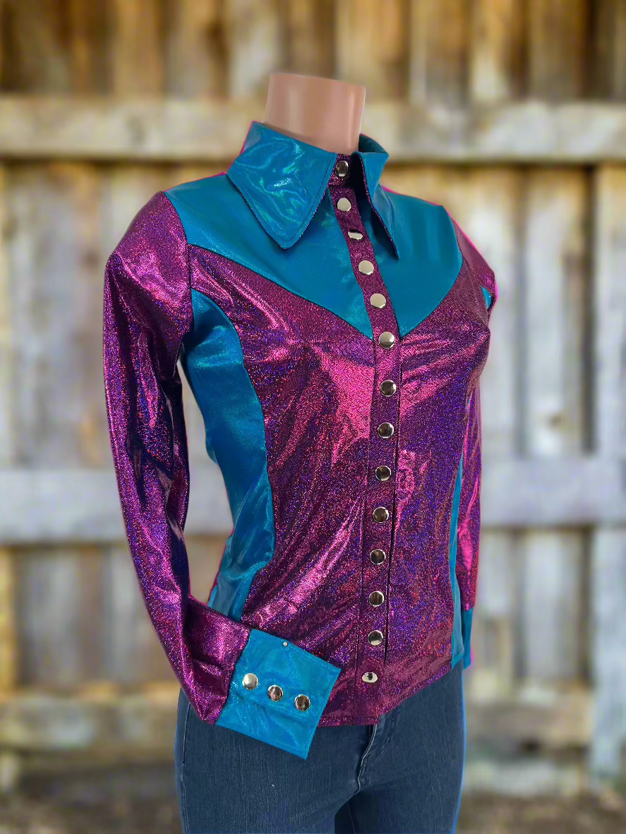 Sedona Snap Front Rodeo Shirt with Yoke Fringe - Riverside Rodeo Shirts