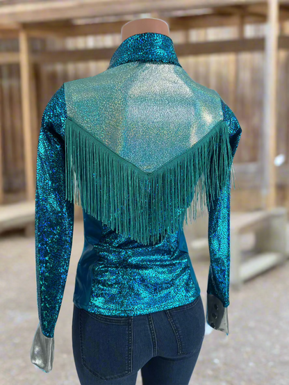Snap Front Rodeo Shirt with Yoke Fringe Rodeo Shirt Riverside Rodeo Shirts 