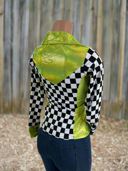 Checks in the Limelight Snap Front Rodeo Shirt Rodeo Shirt Riverside Rodeo Shirts 