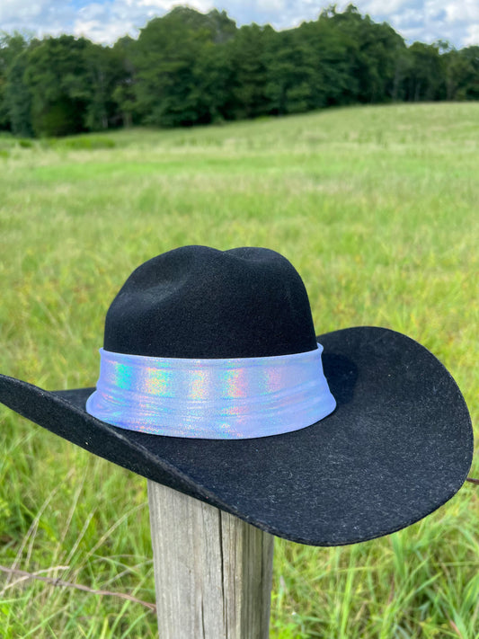 Flashbulb Holographic Hat Band Hat band Riverside Rodeo Shirts 