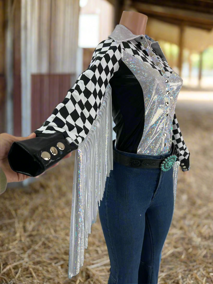 Rodeo Shirt with Thunderbird Fringe Rodeo Shirt Riverside Rodeo Shirts 