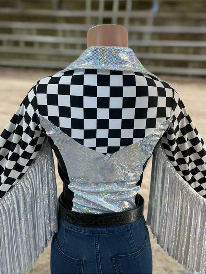 Rodeo Shirt with Thunderbird Fringe Rodeo Shirt Riverside Rodeo Shirts 