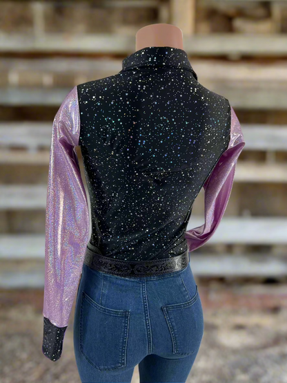 Lilac Lights Snap Front Rodeo Shirt Rodeo Shirt Riverside Rodeo Shirts 