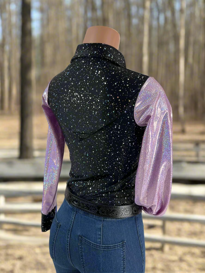 Lilac Lights Snap Front Rodeo Shirt Rodeo Shirt Riverside Rodeo Shirts 