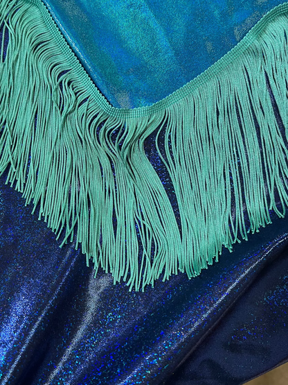 Add Back Yoke Fringe to any shirt purchase Riverside Rodeo Shirts Dusty Jade 