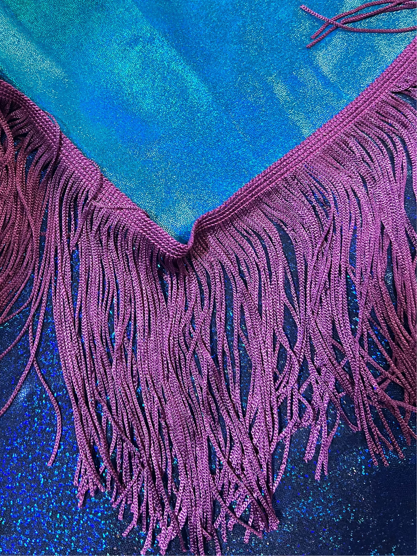 Add Back Yoke Fringe to any shirt purchase Riverside Rodeo Shirts Purple 