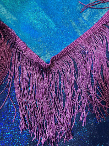 Add Back Yoke Fringe to any shirt purchase Riverside Rodeo Shirts Purple 