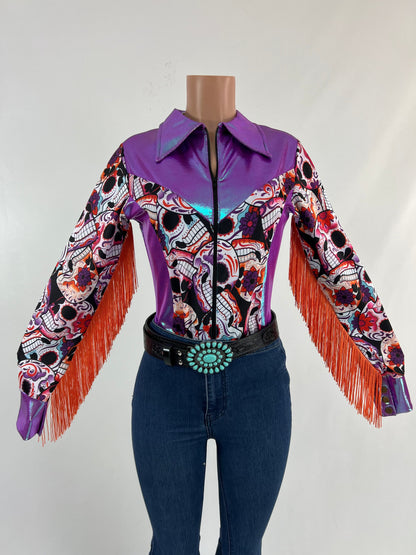 Sugar Skulls Rodeo Shirt Rodeo Shirt Riverside Rodeo Shirts 