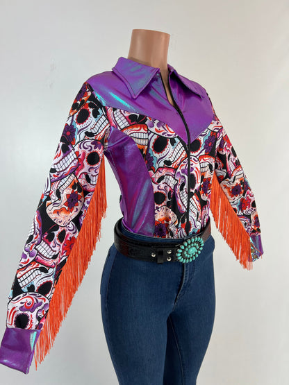 Sugar Skulls Rodeo Shirt Rodeo Shirt Riverside Rodeo Shirts 
