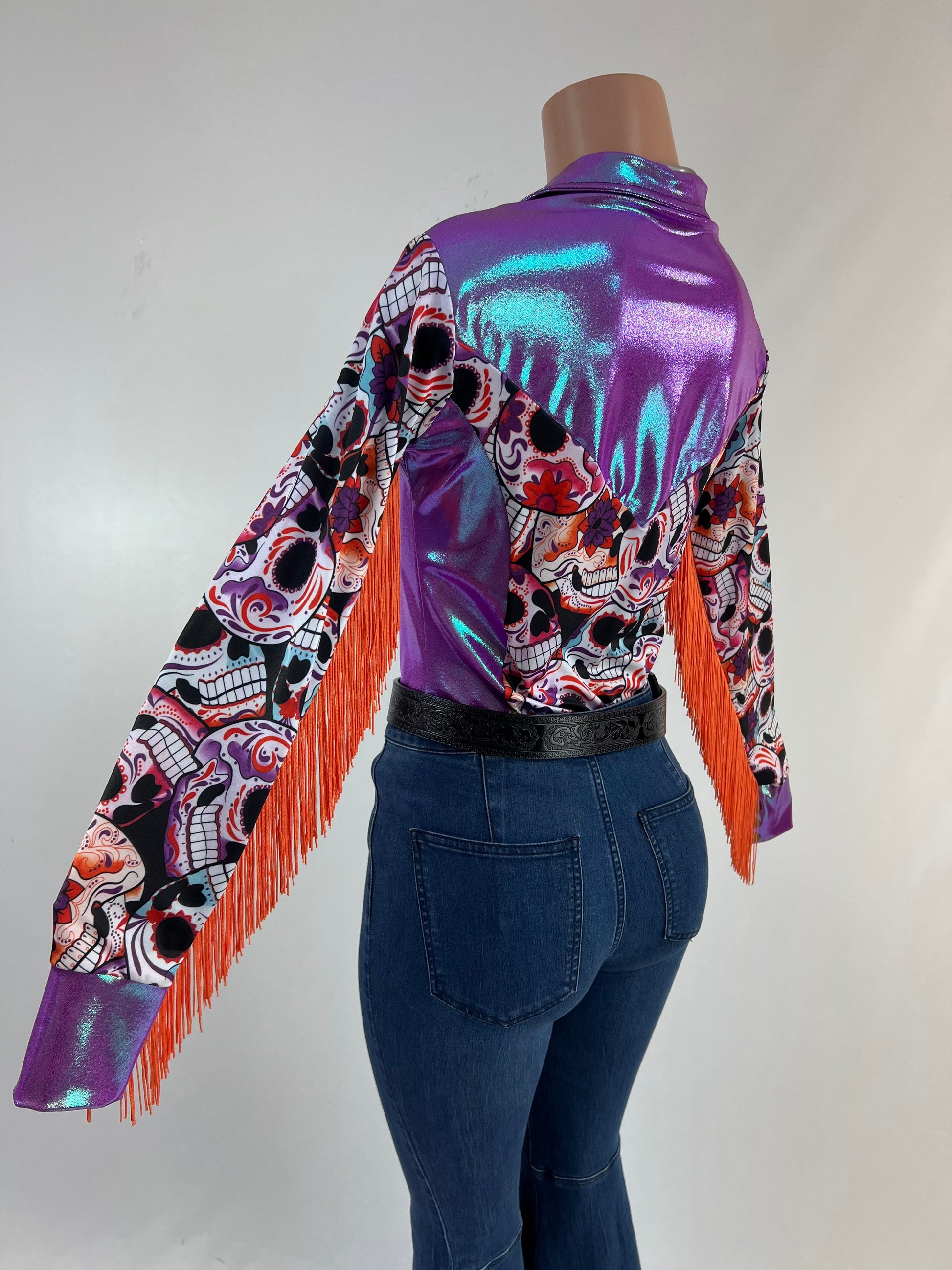 Sugar Skulls Rodeo Shirt Rodeo Shirt Riverside Rodeo Shirts 