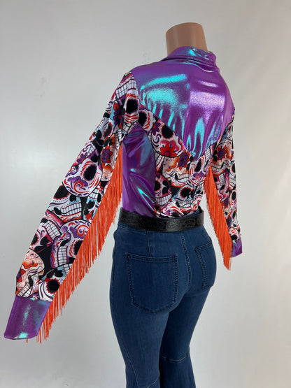 Sugar Skulls Rodeo Shirt Rodeo Shirt Riverside Rodeo Shirts 