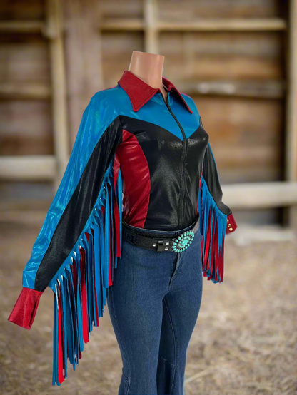 Canyon Ridge Rodeo Shirt with Thunderbird Fringe Rodeo Shirt Riverside Rodeo Shirts 