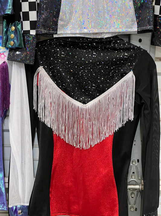 Add Back Yoke Fringe to any shirt purchase Riverside Rodeo Shirts White 