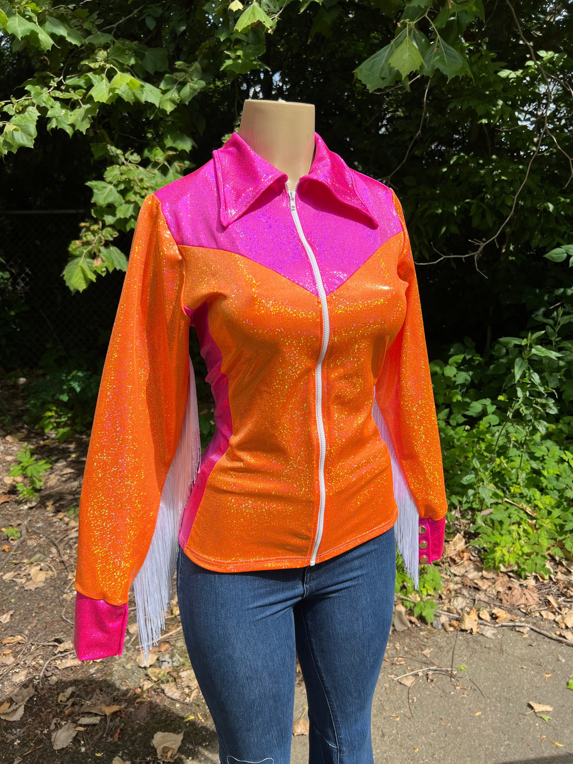 Neon Zinnia Rodeo Shirt Rodeo Shirt Riverside Rodeo Shirts