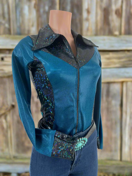 Storm Rider Zipper Front Rodeo Shirt Rodeo Shirt Riverside Rodeo Shirts 