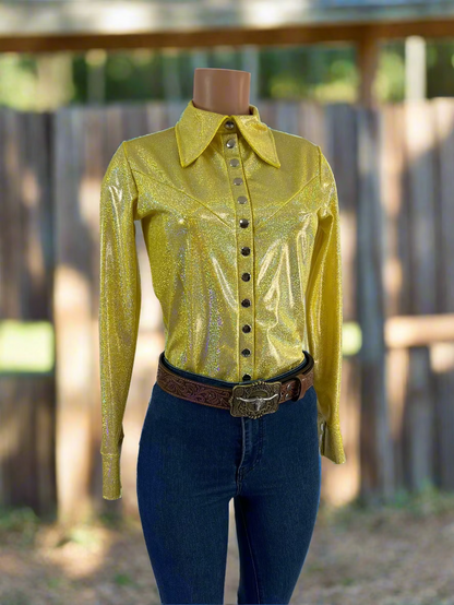 Lemon Ice Snap Front Rodeo Shirt Rodeo Shirt Riverside Rodeo Shirts 