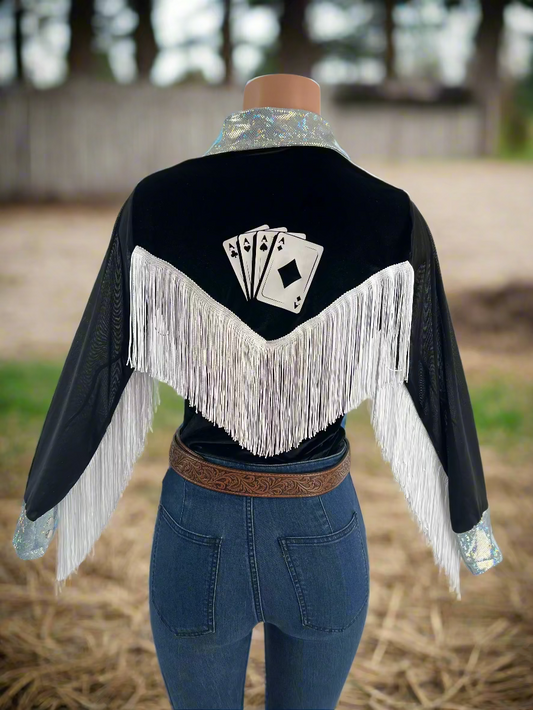Wild Aces Velvet Snap Front Rodeo Shirt Rodeo Shirt Riverside Rodeo Shirts 
