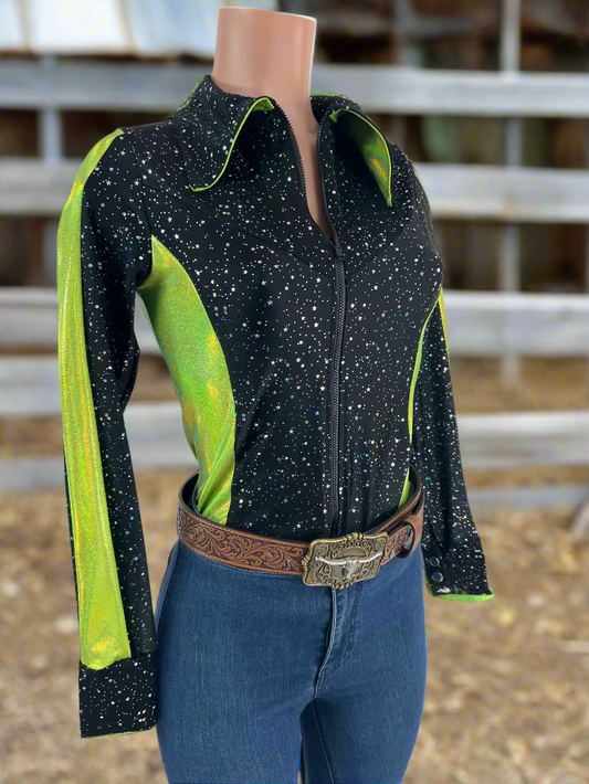 Lime Night Rodeo Shirt Rodeo Shirt Riverside Rodeo Shirts 