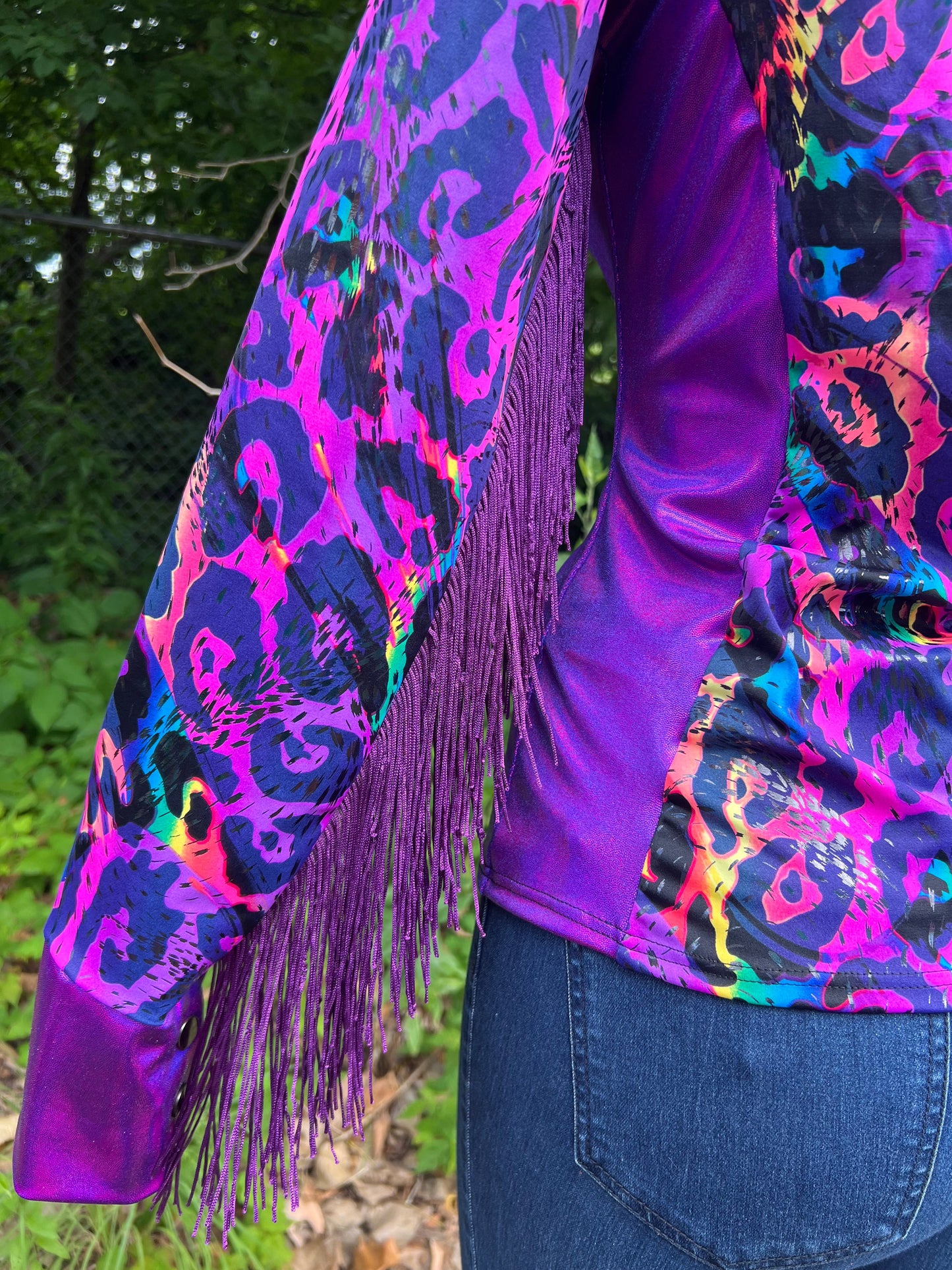 Rainbow Leopard Rodeo Shirt Rodeo Shirt Riverside Rodeo Shirts 