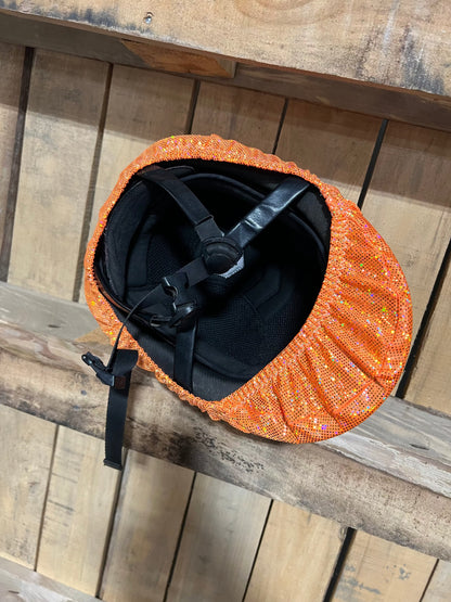 Jack-o-Lantern Helmet Cover Fly Bonnet Riverside Rodeo Shirts 