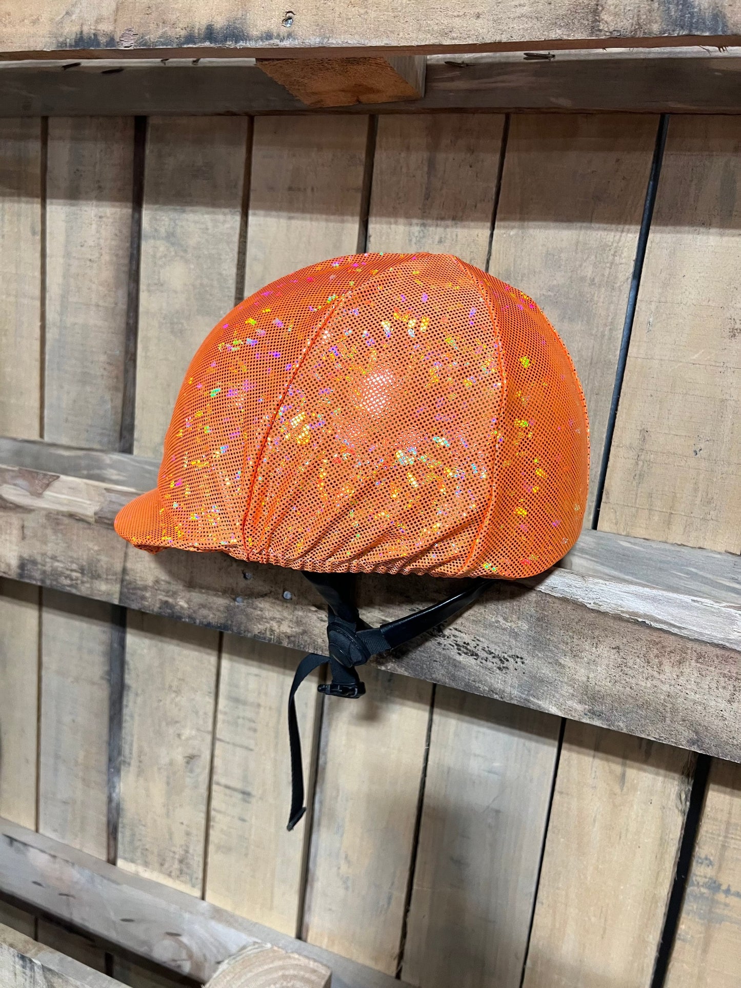 Jack-o-Lantern Helmet Cover Fly Bonnet Riverside Rodeo Shirts 