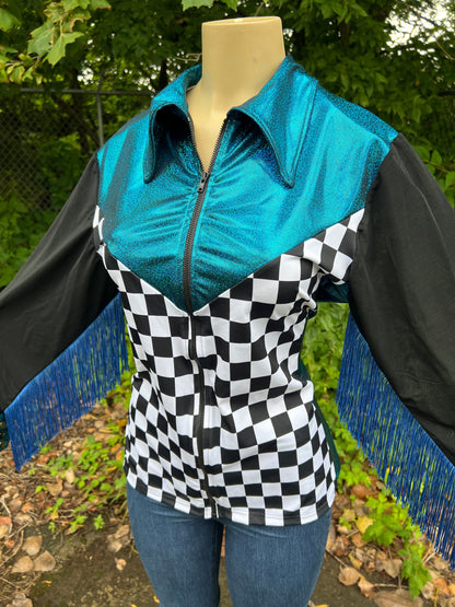 Check’em up Rodeo Shirt with Mesh Sleeves Rodeo Shirt Riverside Rodeo Shirts 