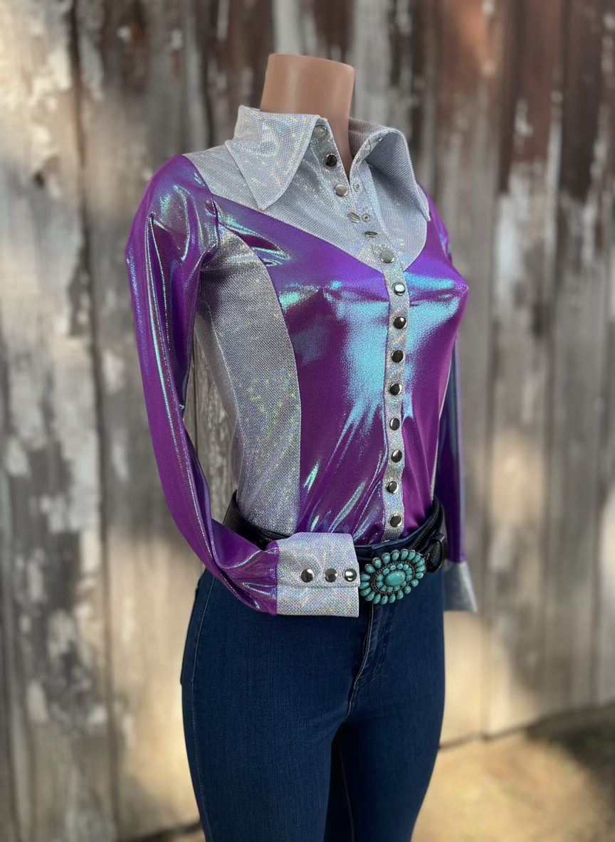 Plumeria Rodeo shirt - Snap Front Rodeo Shirt Riverside Rodeo Shirts 
