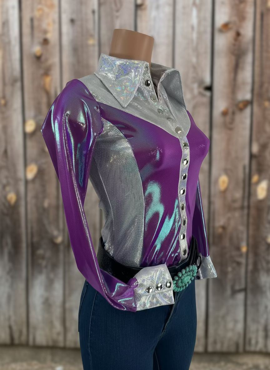 Plumeria Rodeo shirt - Snap Front Rodeo Shirt Riverside Rodeo Shirts 