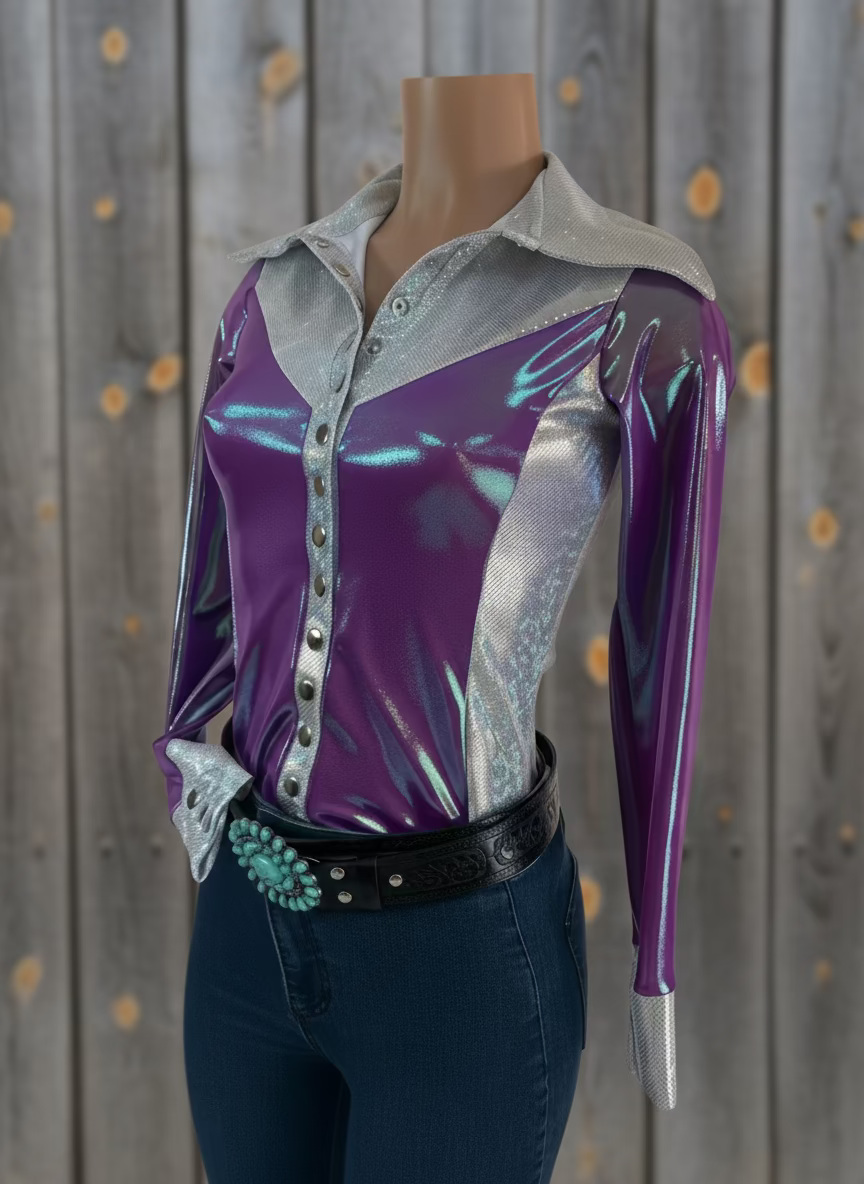 Plumeria Rodeo shirt - Snap Front Rodeo Shirt Riverside Rodeo Shirts 