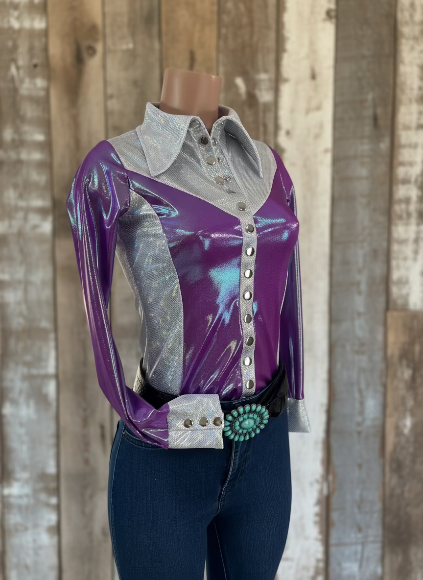 Plumeria Rodeo shirt - Snap Front Rodeo Shirt Riverside Rodeo Shirts 