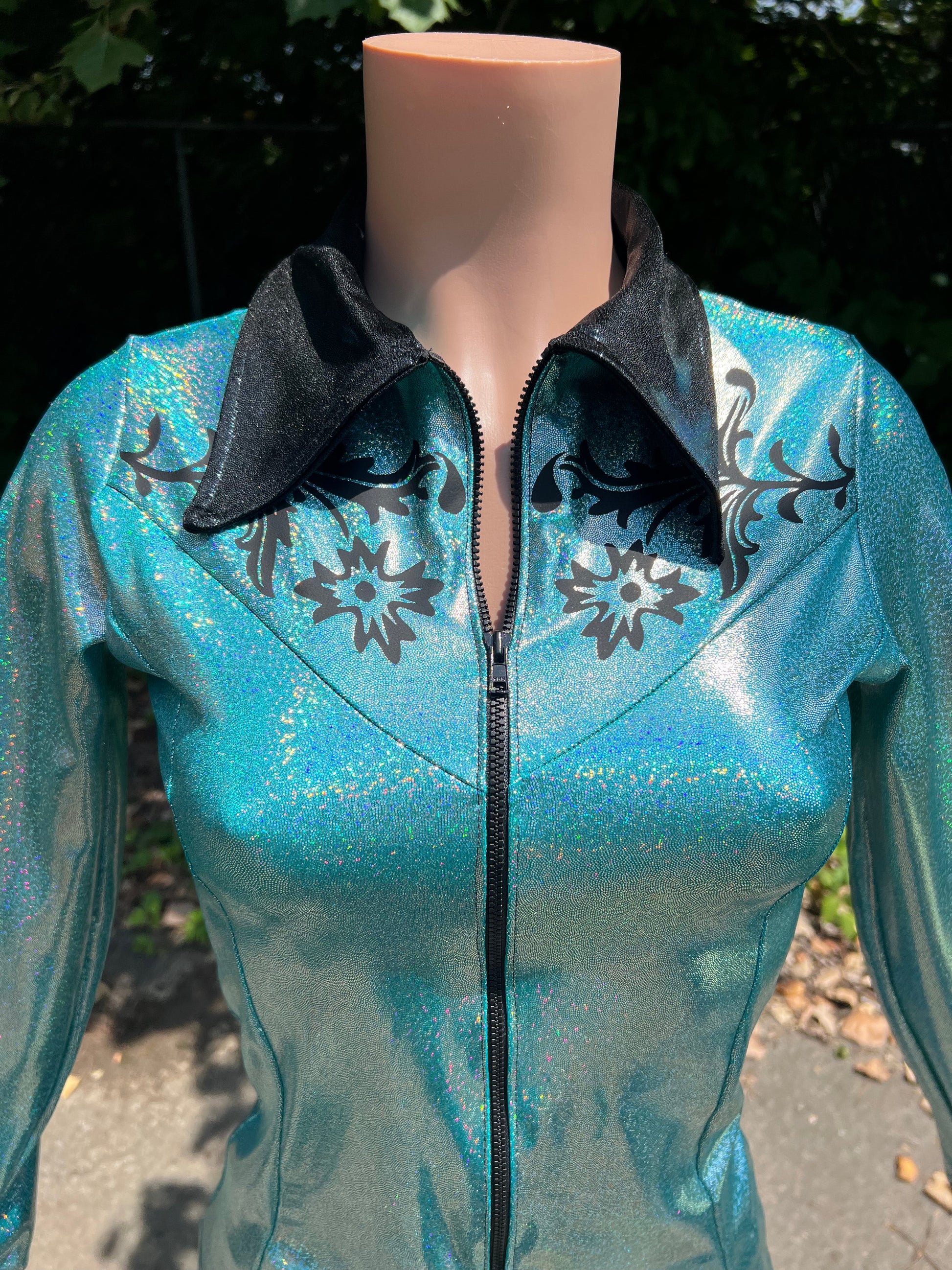 Desert Rose Rodeo Shirt in Seafoam Rodeo Shirt Riverside Rodeo Shirts 