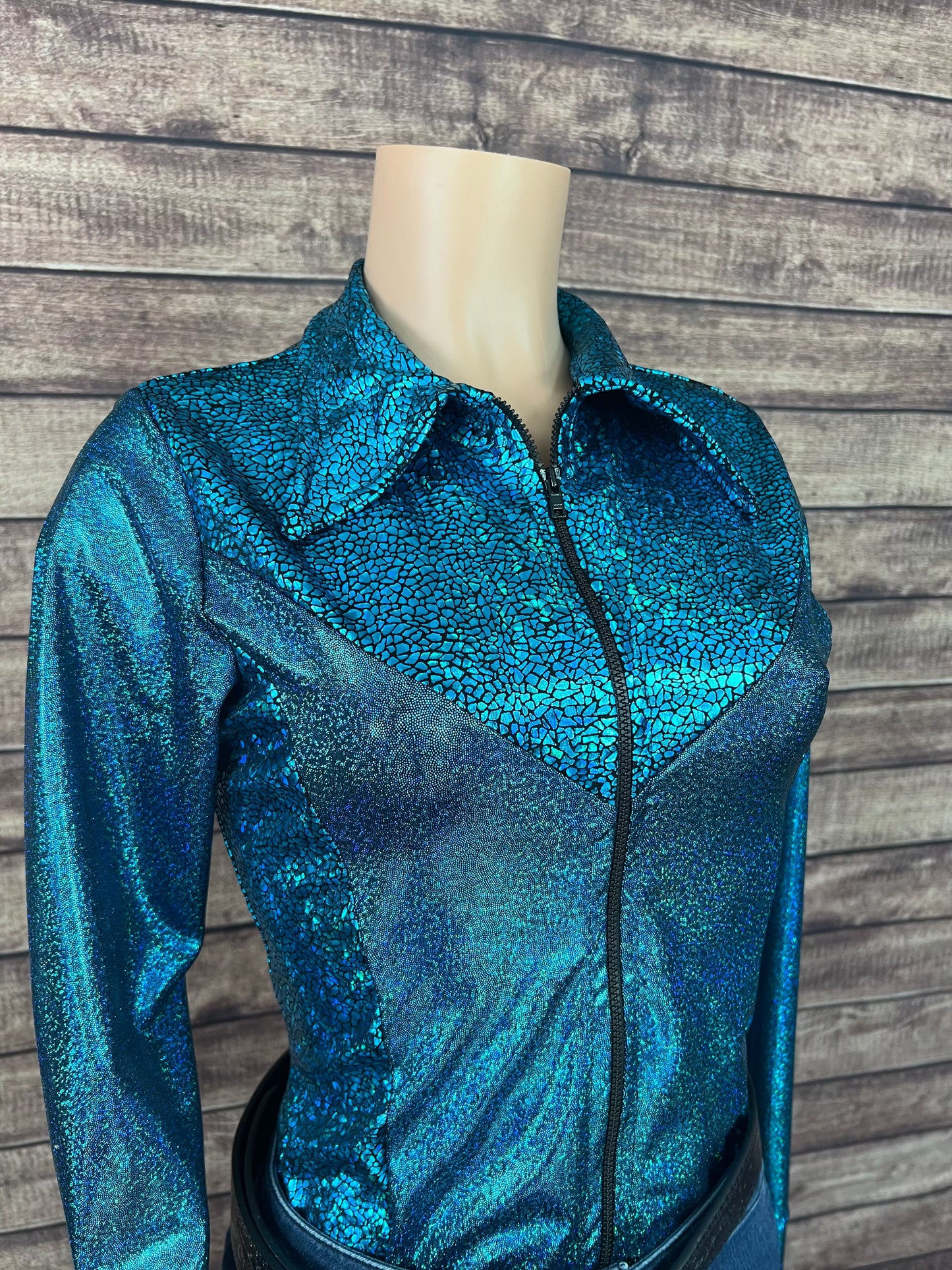 Turquoise Sparkle Rodeo Shirt Rodeo Shirt Riverside Rodeo Shirts 