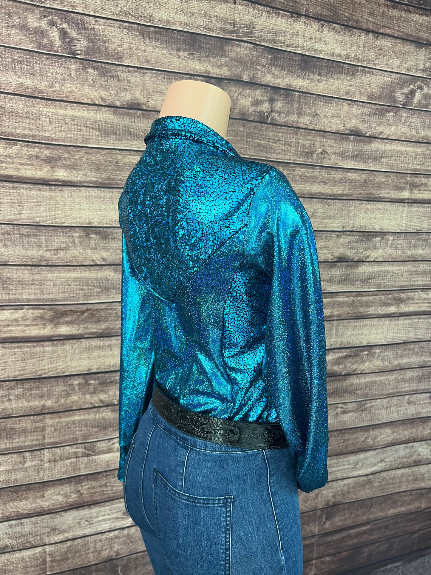 Turquoise Sparkle Rodeo Shirt Rodeo Shirt Riverside Rodeo Shirts 