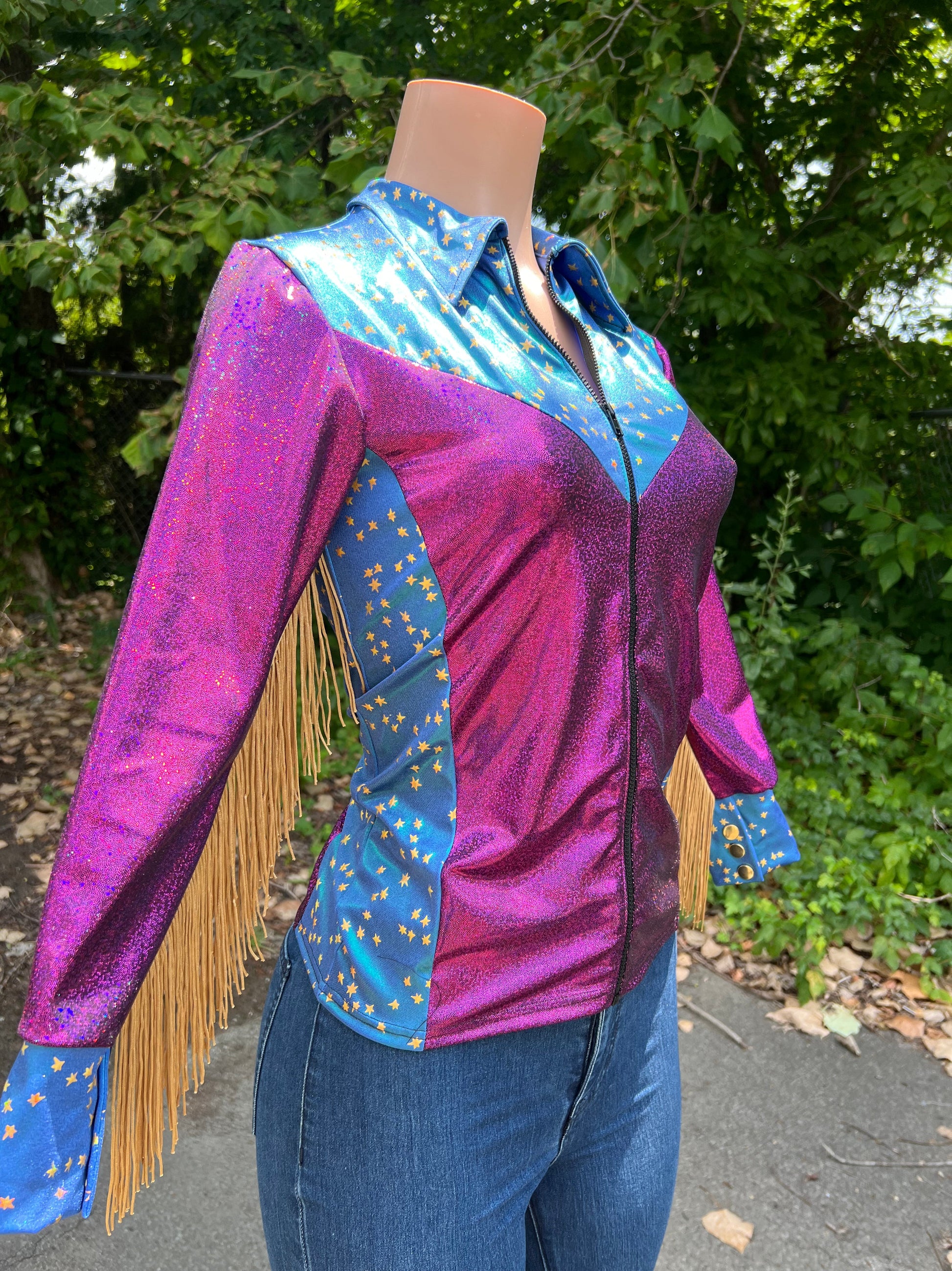 Fuchsia Stardust Rodeo Shirt Rodeo Shirt Riverside Rodeo Shirts 