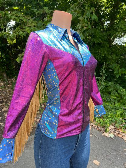 Fuchsia Stardust Rodeo Shirt Rodeo Shirt Riverside Rodeo Shirts 