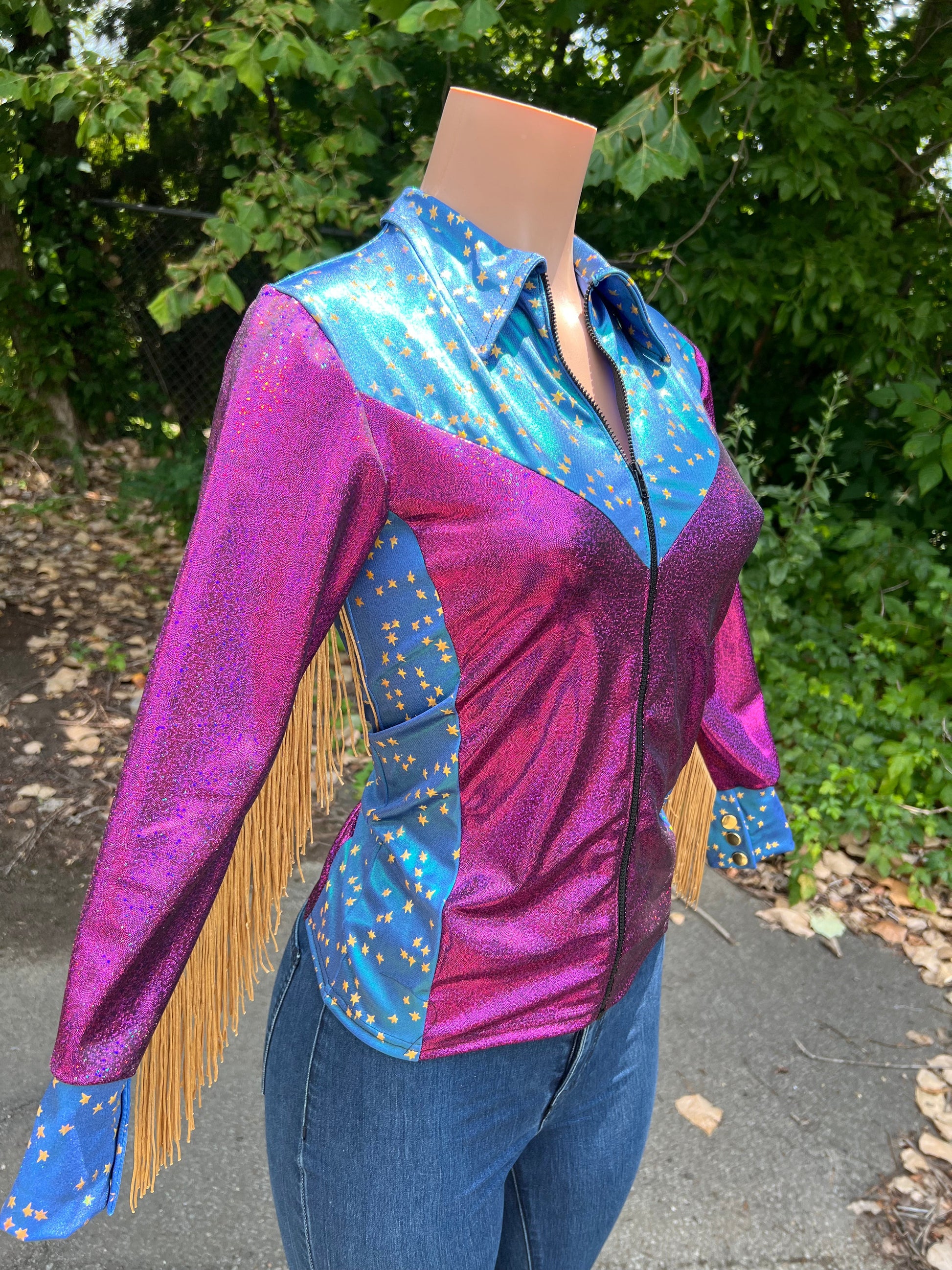 Fuchsia Stardust Rodeo Shirt Rodeo Shirt Riverside Rodeo Shirts 