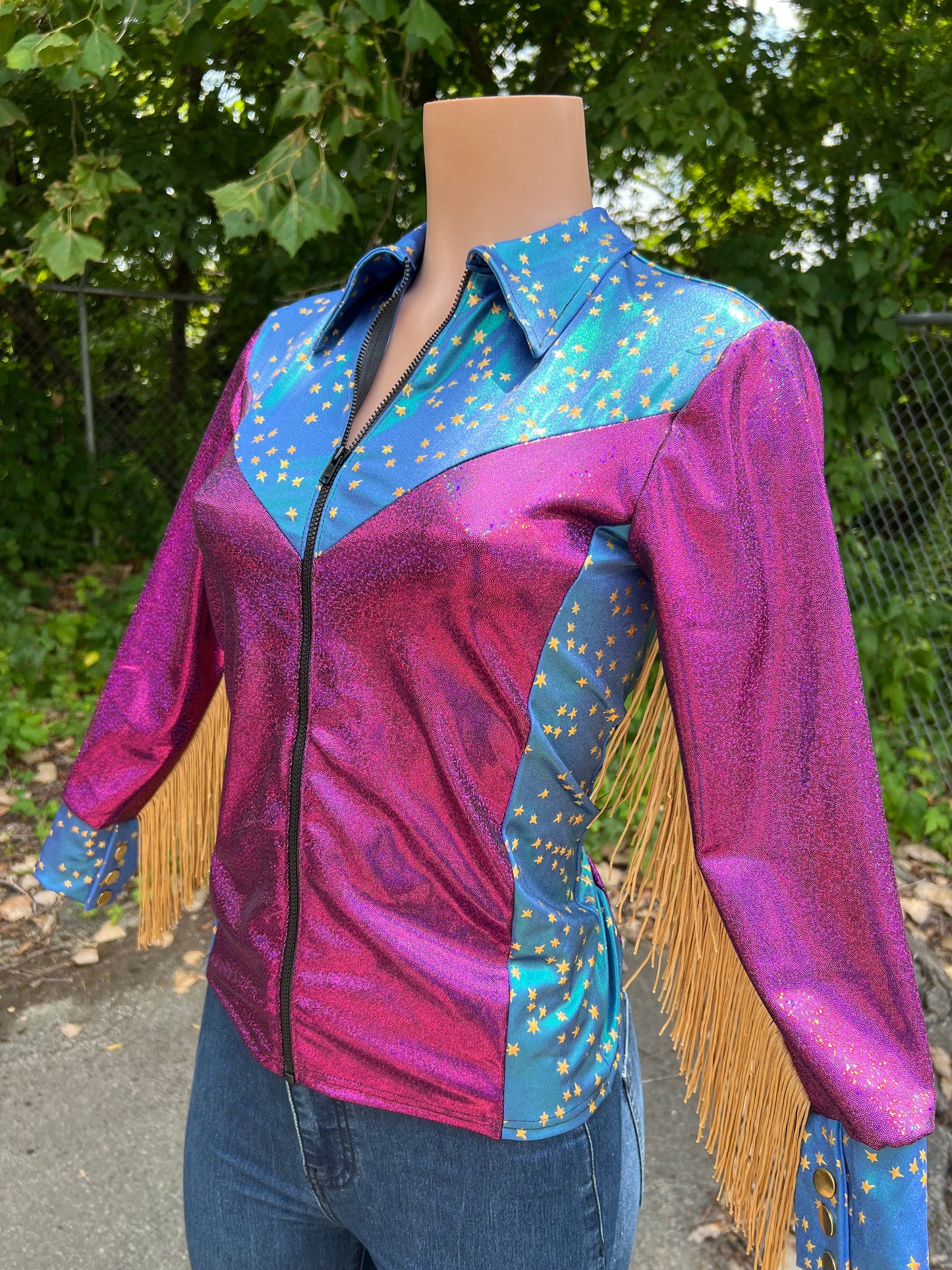 Fuchsia Stardust Rodeo Shirt Rodeo Shirt Riverside Rodeo Shirts 