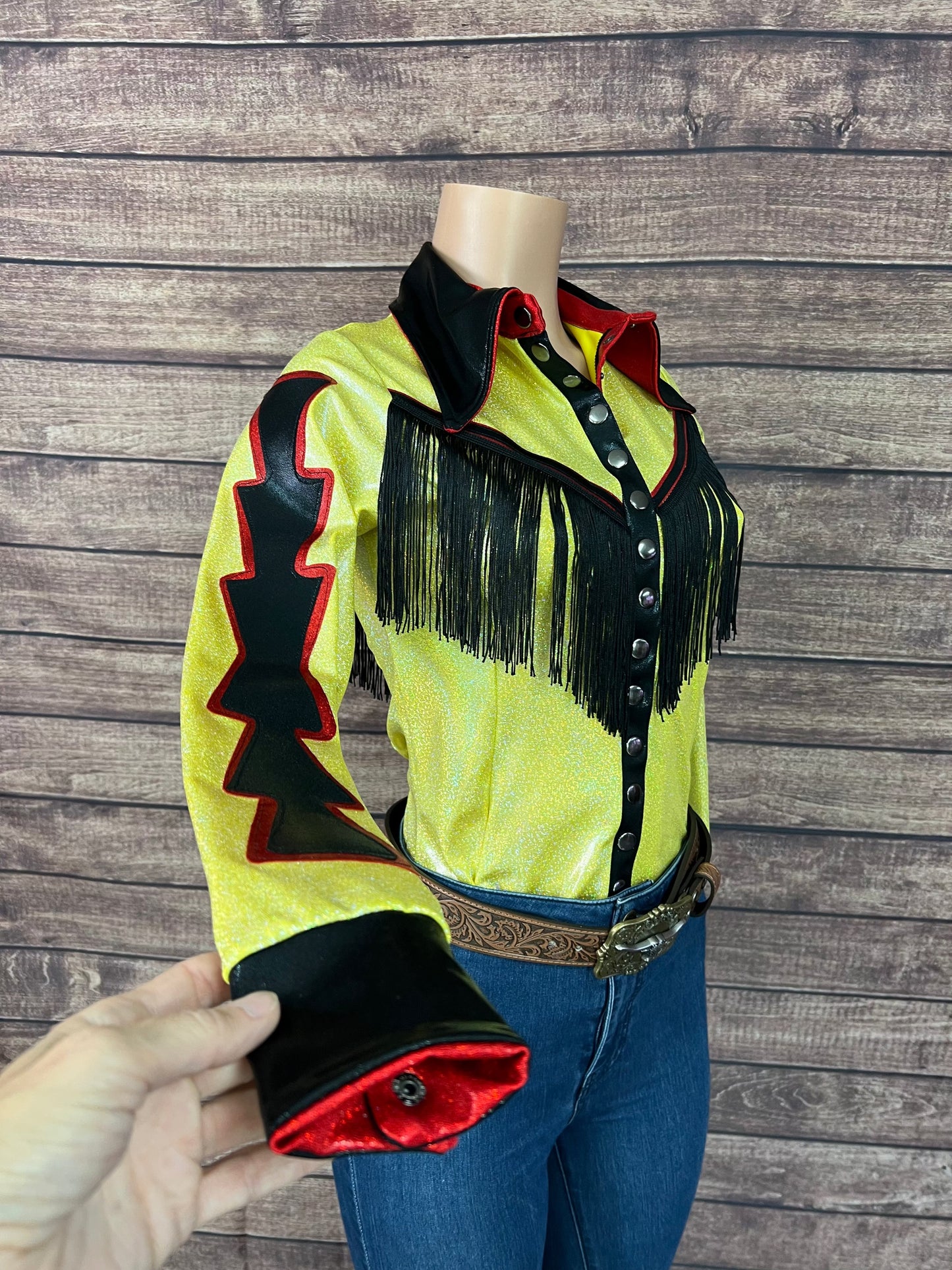 Sonora Snap Front Rodeo Shirt with Front and Back Yoke Fringe Rodeo Shirt Riverside Rodeo Shirts 