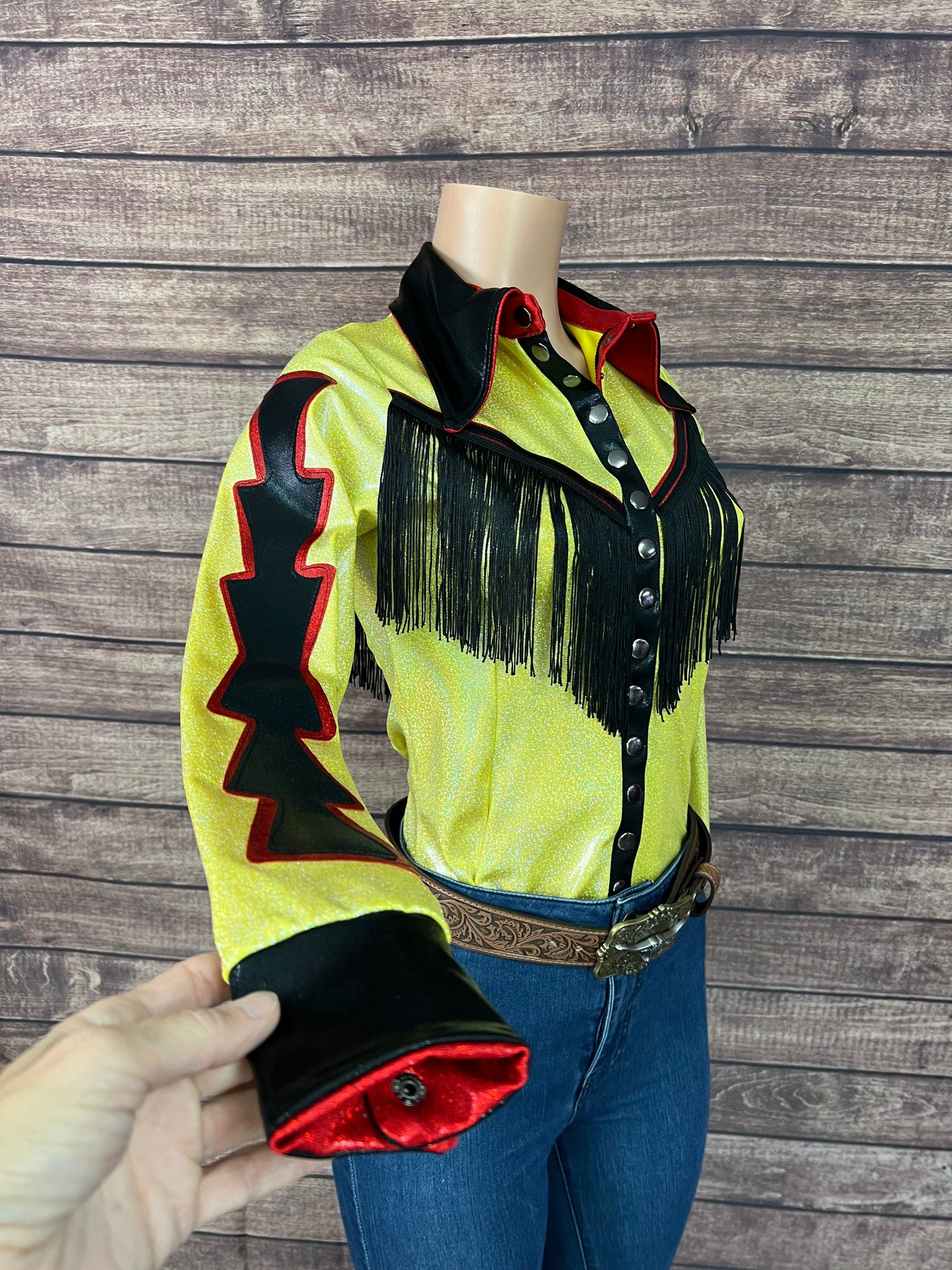 Sonora Snap Front Rodeo Shirt with Front and Back Yoke Fringe Rodeo Shirt Riverside Rodeo Shirts 