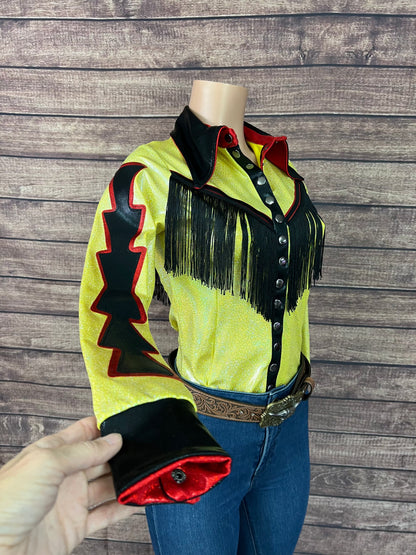 Sonora Snap Front Rodeo Shirt with Front and Back Yoke Fringe Rodeo Shirt Riverside Rodeo Shirts 