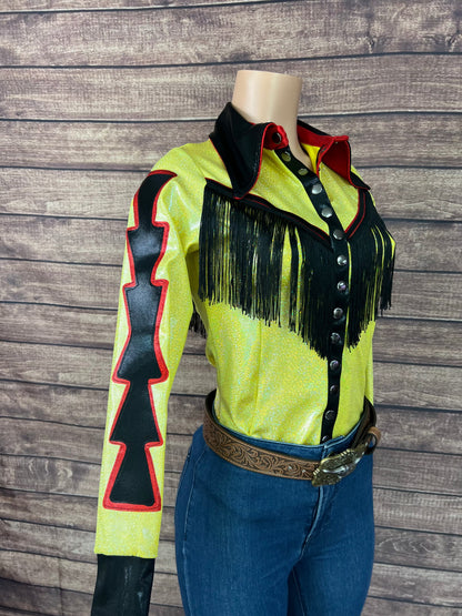 Sonora Snap Front Rodeo Shirt with Front and Back Yoke Fringe Rodeo Shirt Riverside Rodeo Shirts 