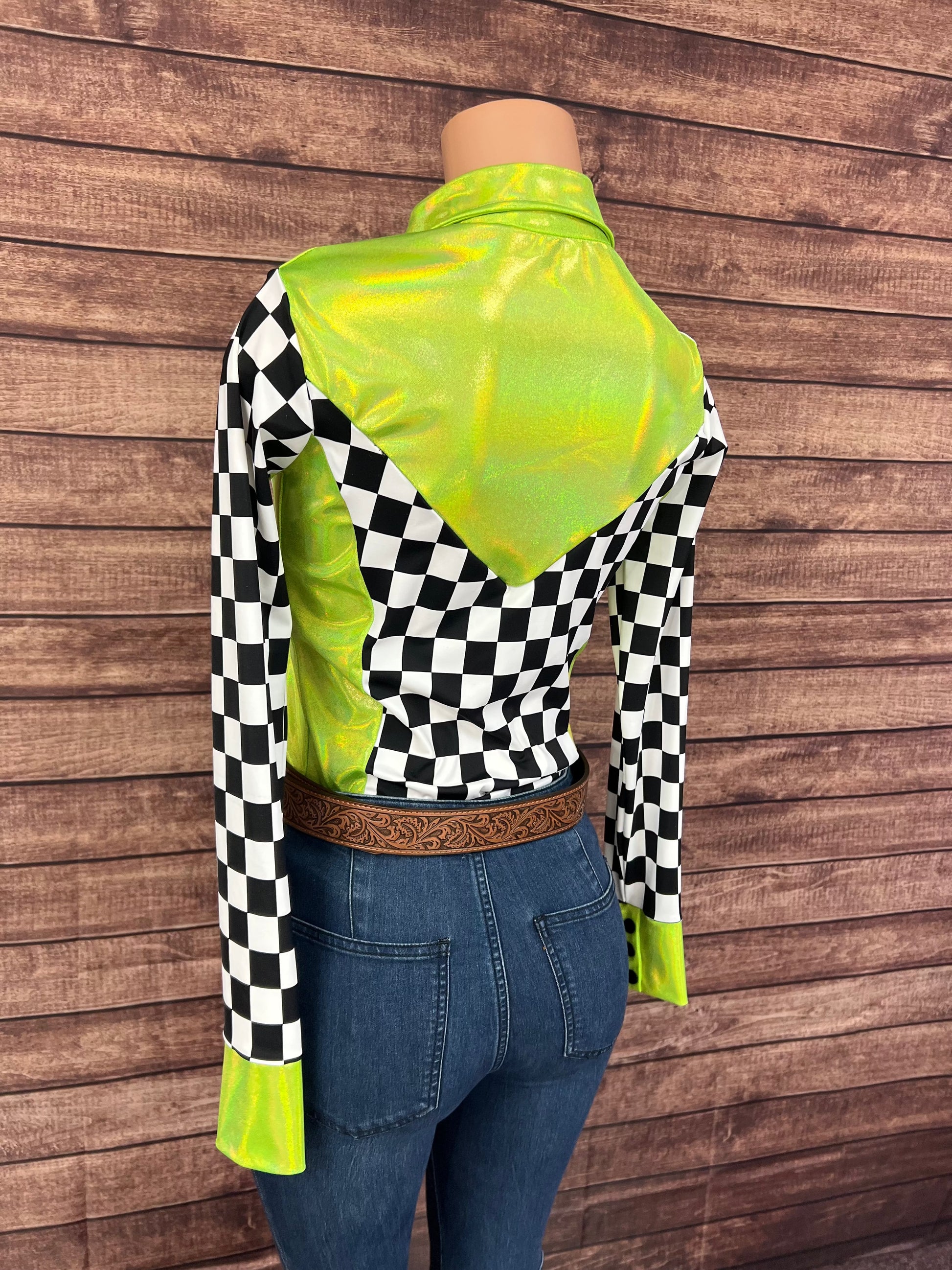 Checks in the Limelight Snap Front Rodeo Shirt Rodeo Shirt Riverside Rodeo Shirts 