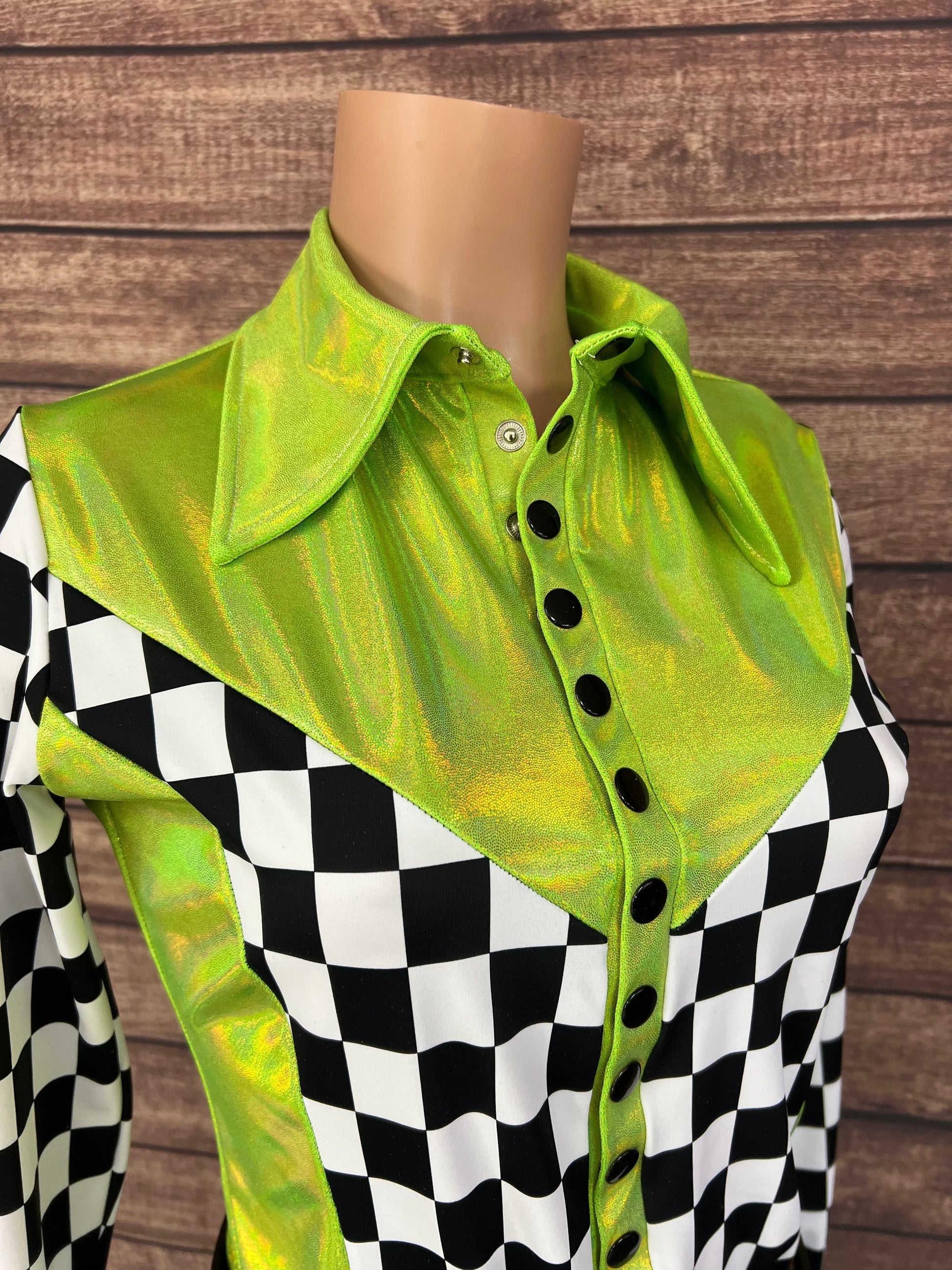 Checks in the Limelight Snap Front Rodeo Shirt Rodeo Shirt Riverside Rodeo Shirts 