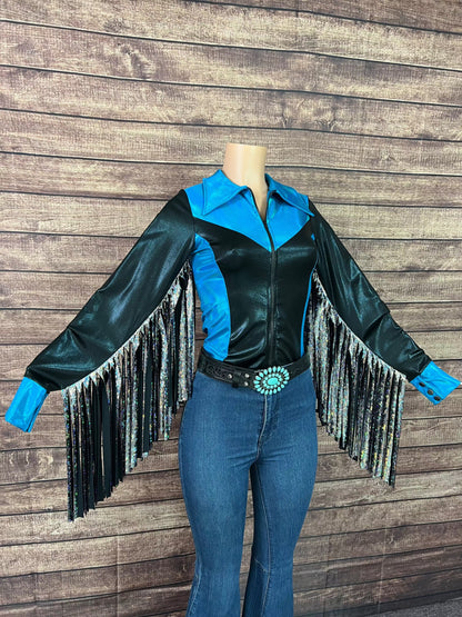 Trailblazer Rodeo Shirt with Thunderbird Fringe Rodeo Shirt Riverside Rodeo Shirts 