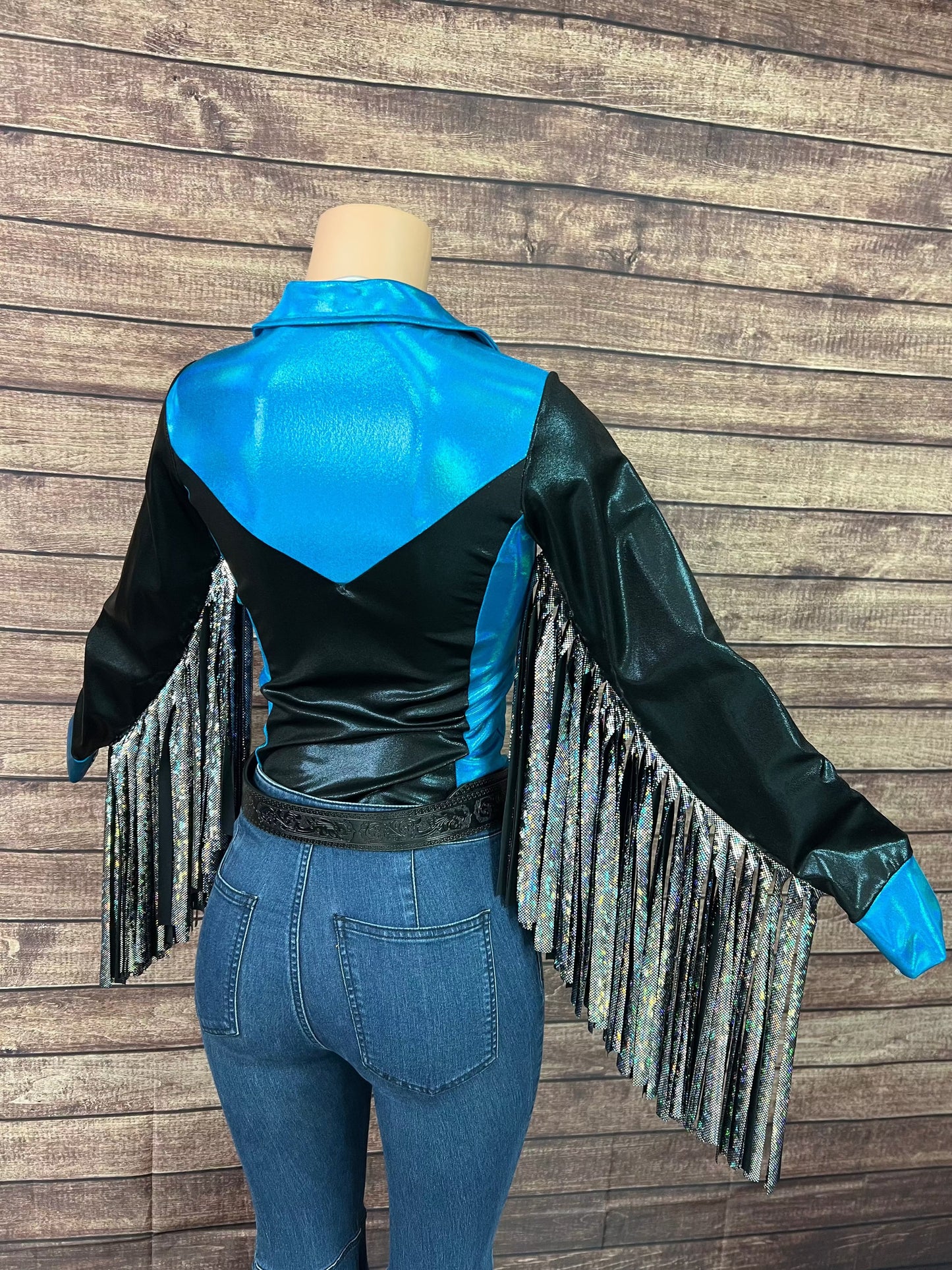 Trailblazer Rodeo Shirt with Thunderbird Fringe Rodeo Shirt Riverside Rodeo Shirts 