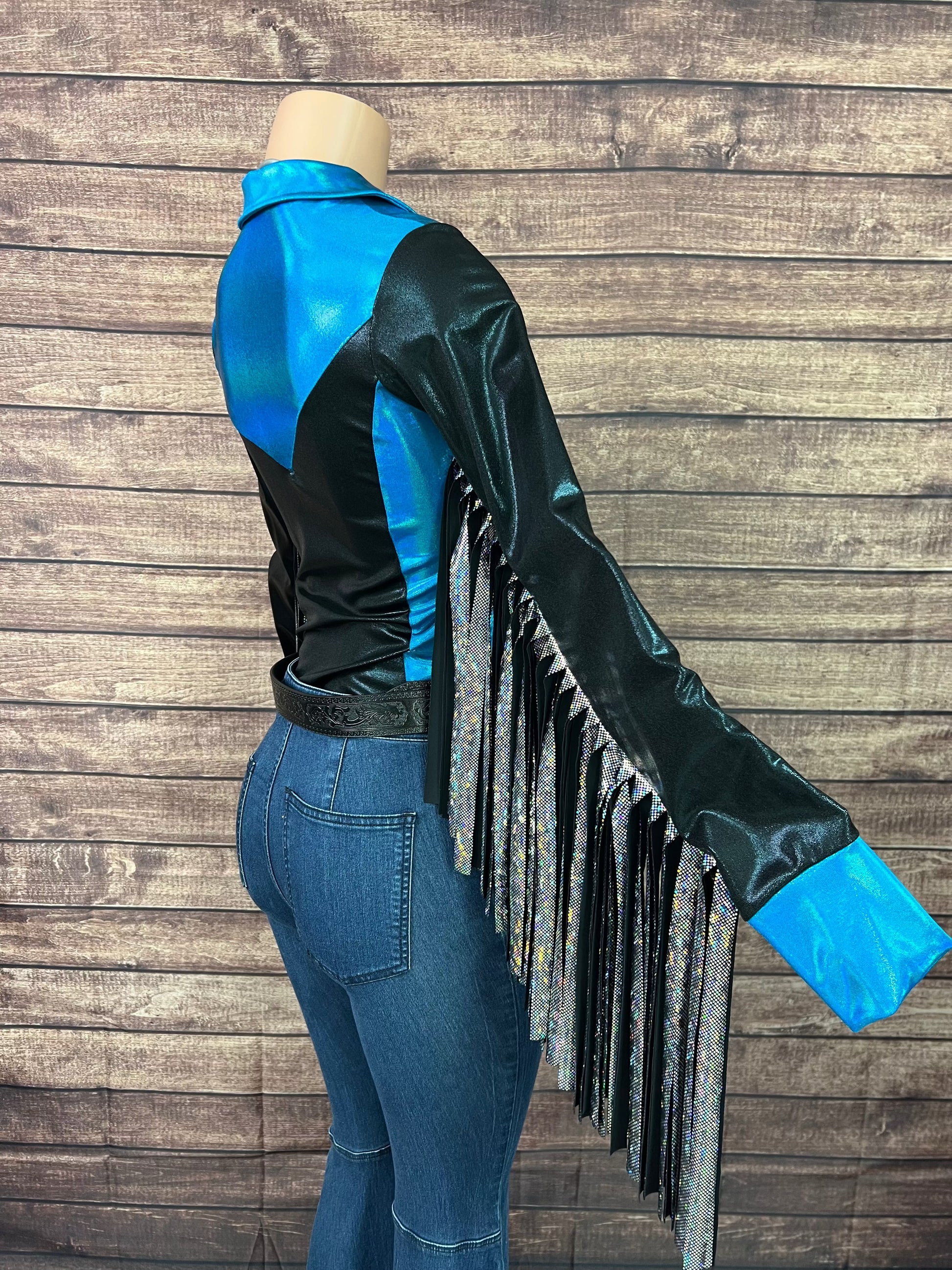 Trailblazer Rodeo Shirt with Thunderbird Fringe Rodeo Shirt Riverside Rodeo Shirts 